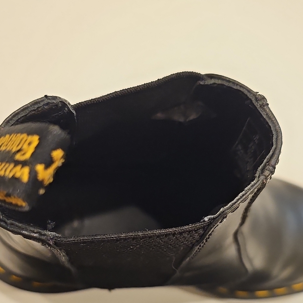 Dr. Martens Cadence Chelsea Black Leather Boots Size 7 Great Condition - Picture 8 of 10